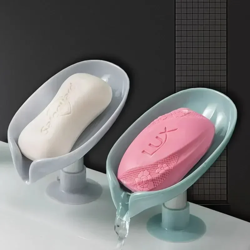 Soap Making Tray - Afvoerbaar zeepbakje bladsvormig zeepdoosje zuignapbakje droogrek