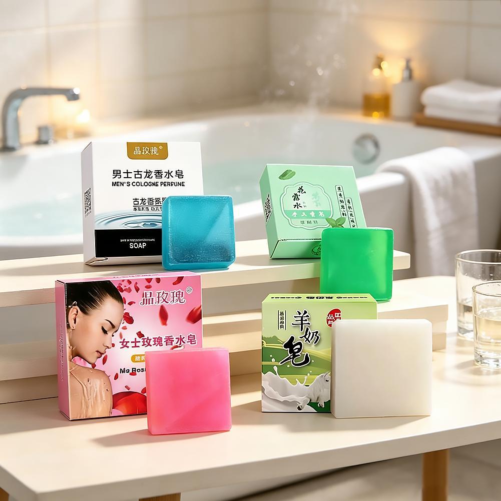 Soap Making Goats Milk - 4 stks/set Handgemaakte Zeep Roos, Keulen,