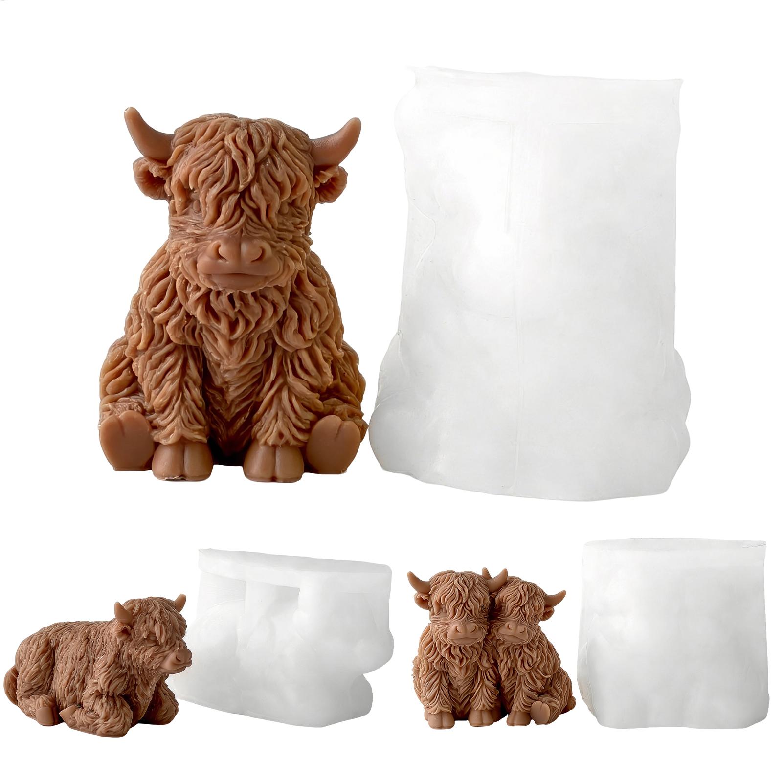 Soap Making Business - Highland Cow siliconen mal herbruikbare 3D