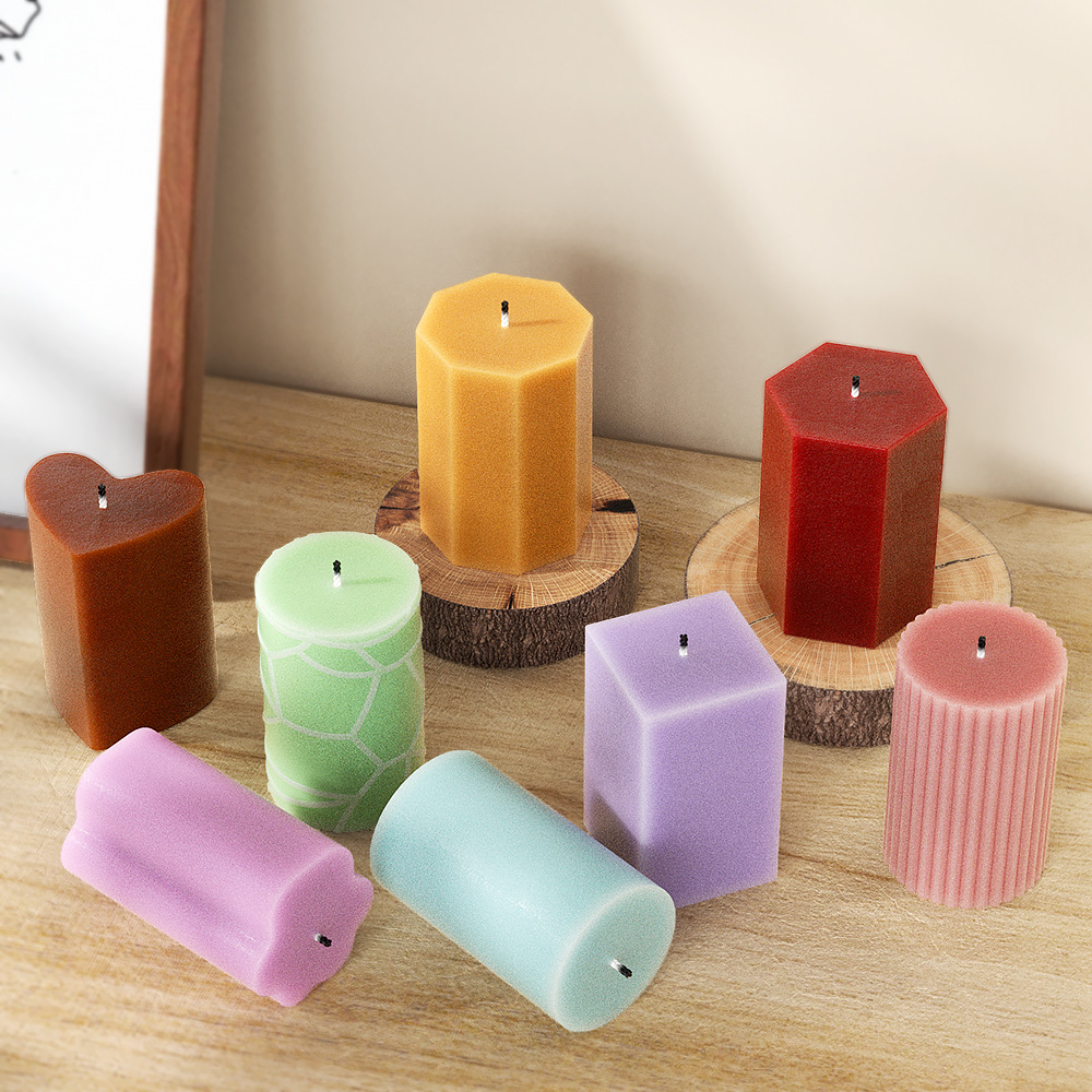 Soap Making Business - Geometrie Kolom Siliconen Mal voor Kaars