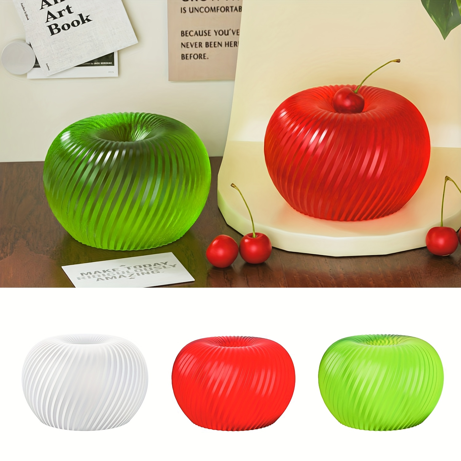 Soap Making Tray - Een trendy rode appelvormige siliconen mal,