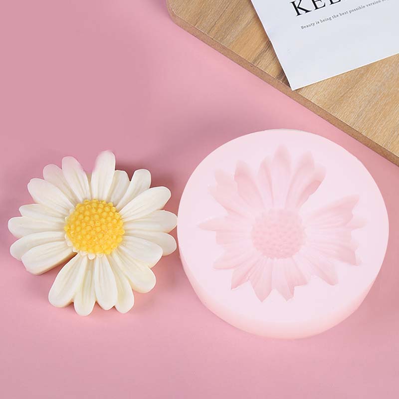 Soap Making In Home - DIY Kaars Siliconen Mal Daisy Kamille