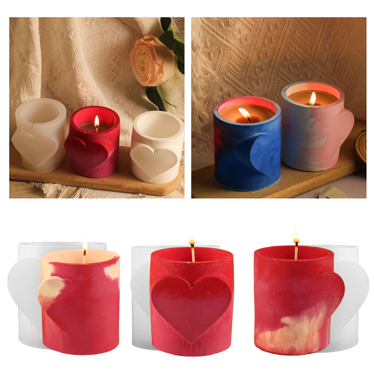 Liefde Kaars Beker Geurkaars S - Soap Making In Home recensie en prijs