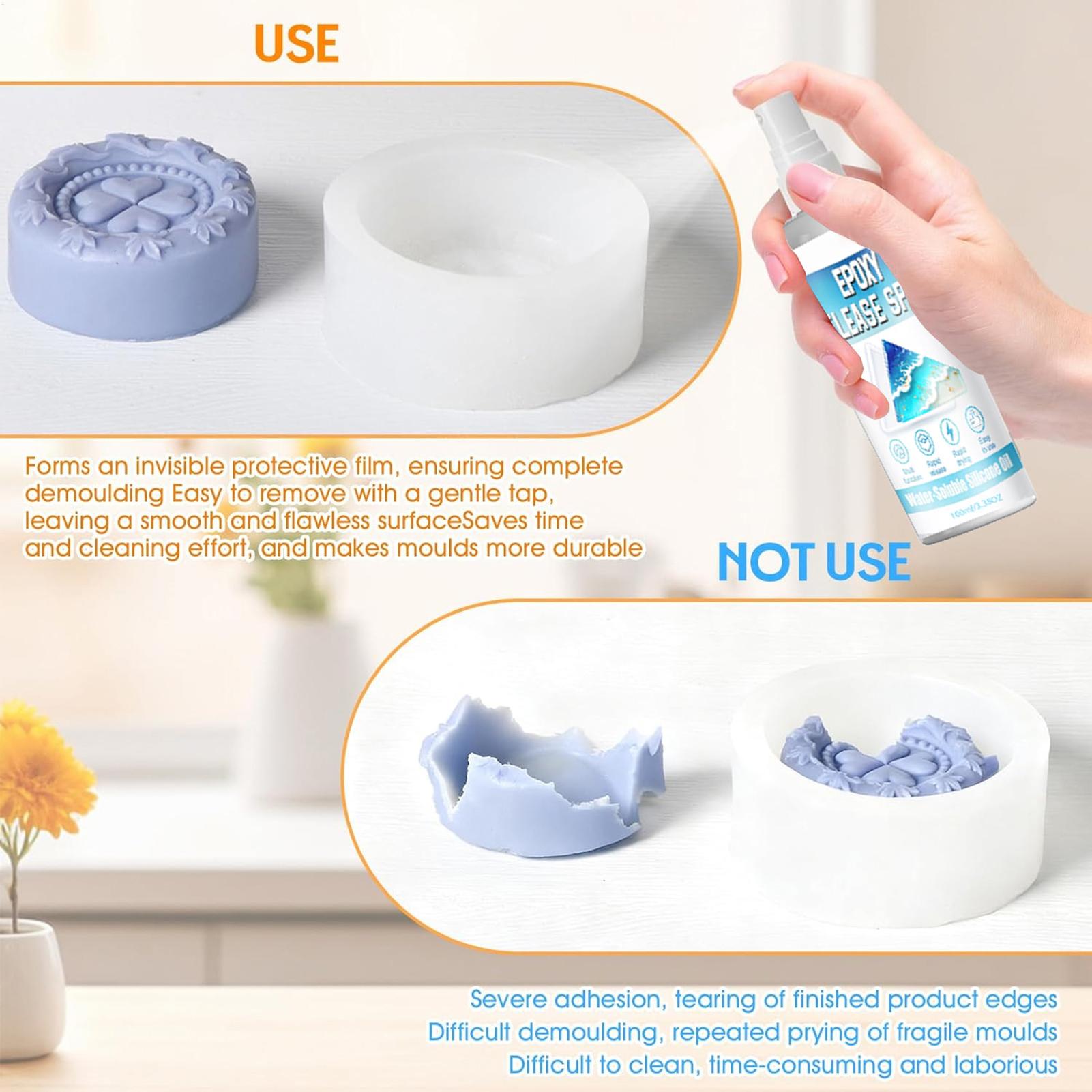 Siliconen ontvormspray Epoxy o - Soap Making In Home recensie en prijs