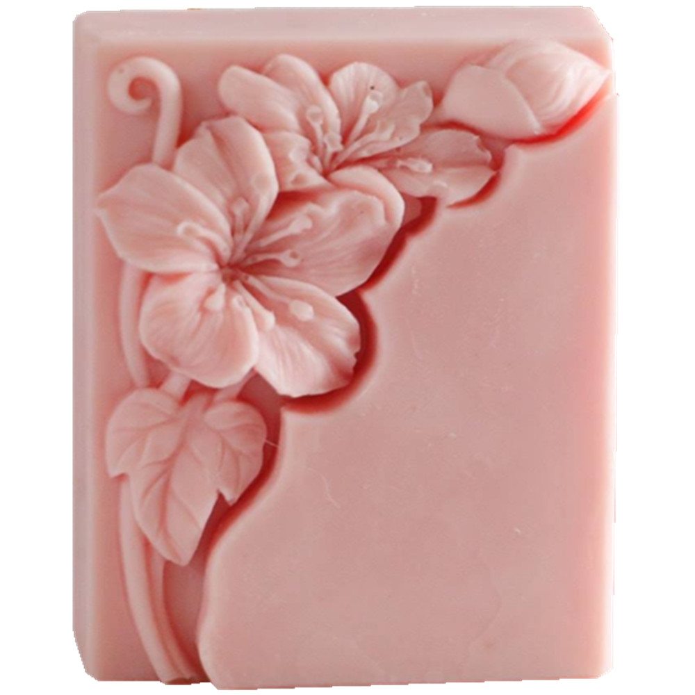 Mooie bloemenzeep mal rechthoe - Soap Making Cold Process recensie en prijs