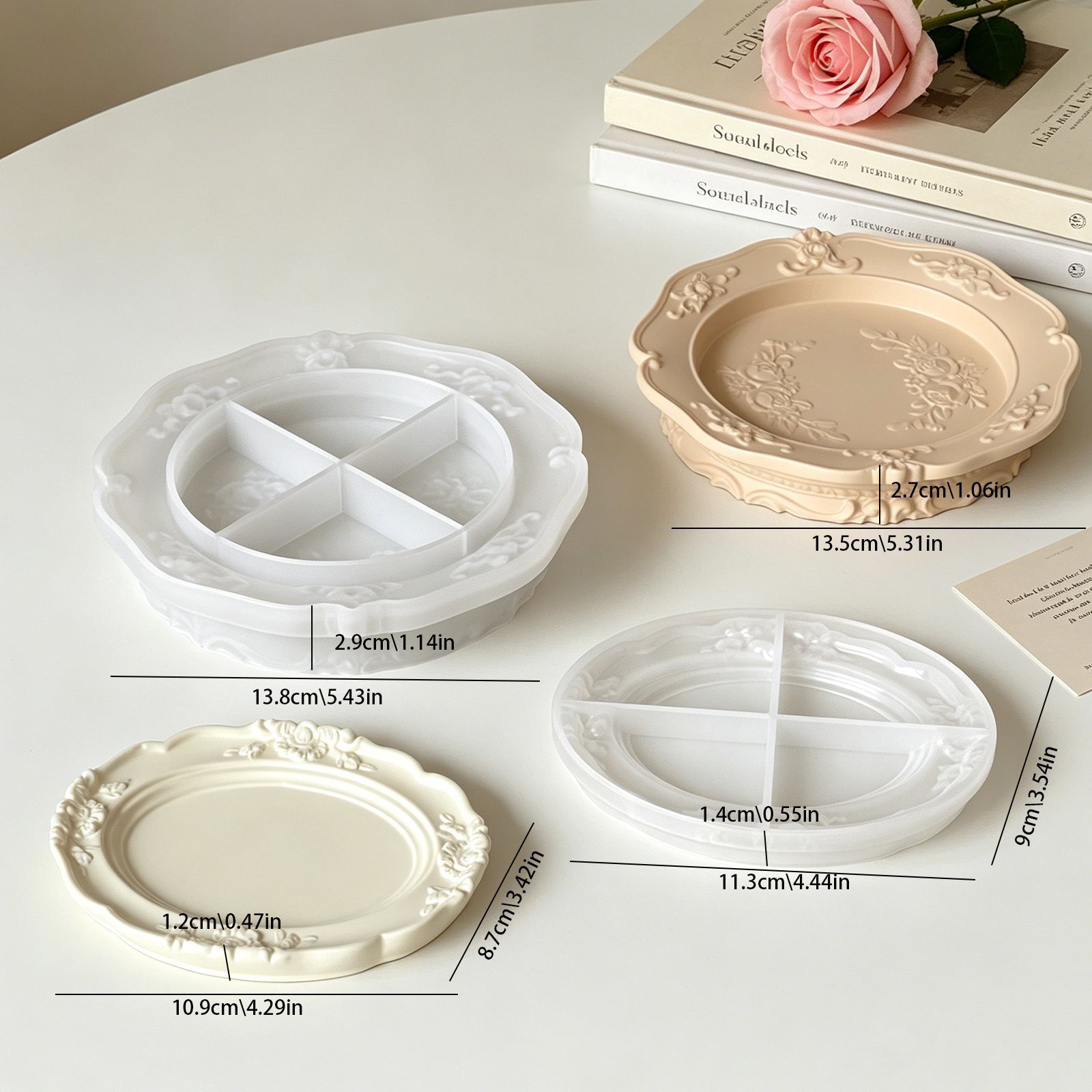 Elegante vintage barokke kant  - Soap Making Tray recensie en prijs