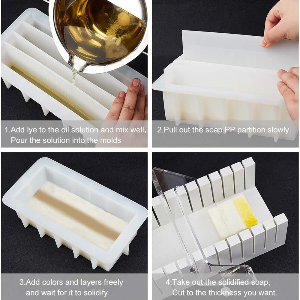 42 Oz Siliconen Zeep Mal Met 5 - Soap Making Books recensie en prijs
