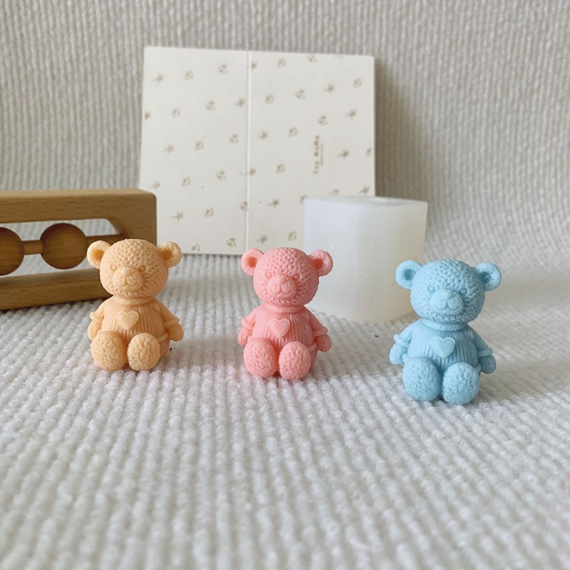 Mini Liefde Beer Kaars Silicon - Soap Making Business recensie en prijs