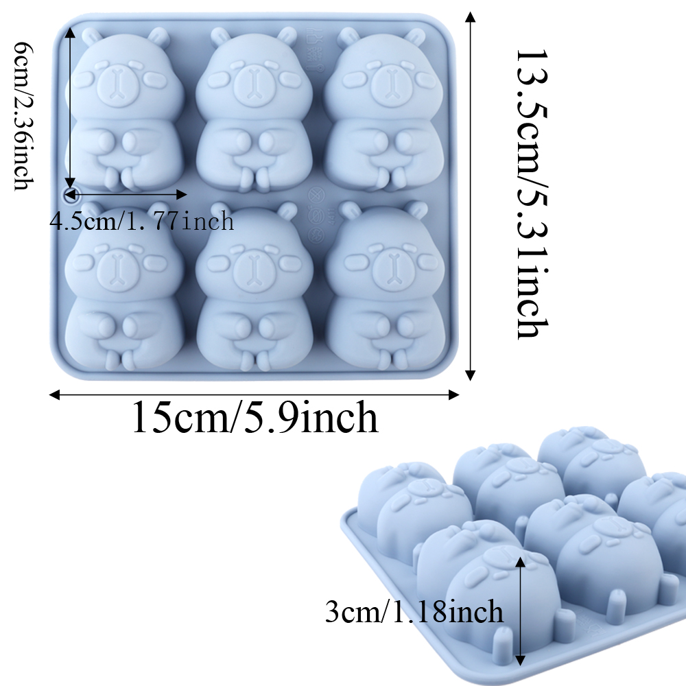 1 siliconen cakevorm in de vor - Soap Making Tray recensie en prijs