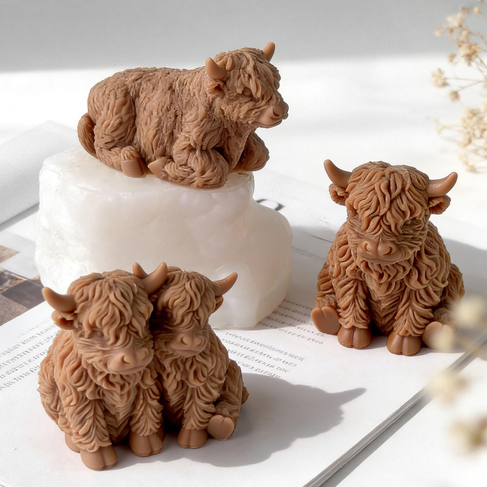 Highland Cow siliconen mal her - Soap Making Business recensie en prijs