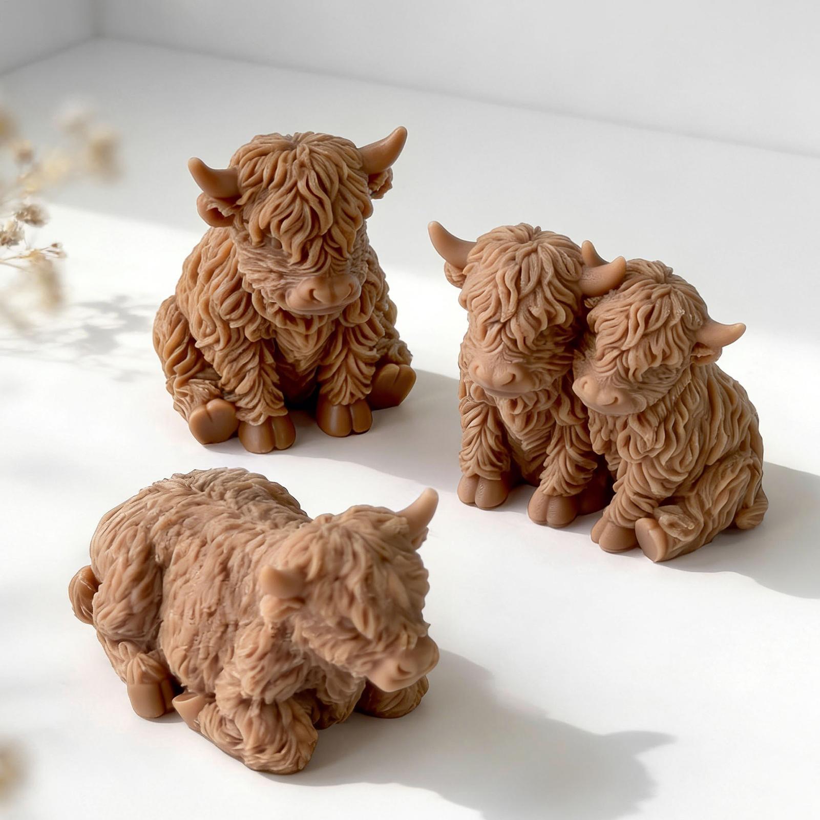 Highland Cow siliconen mal her - Soap Making Business recensie en prijs