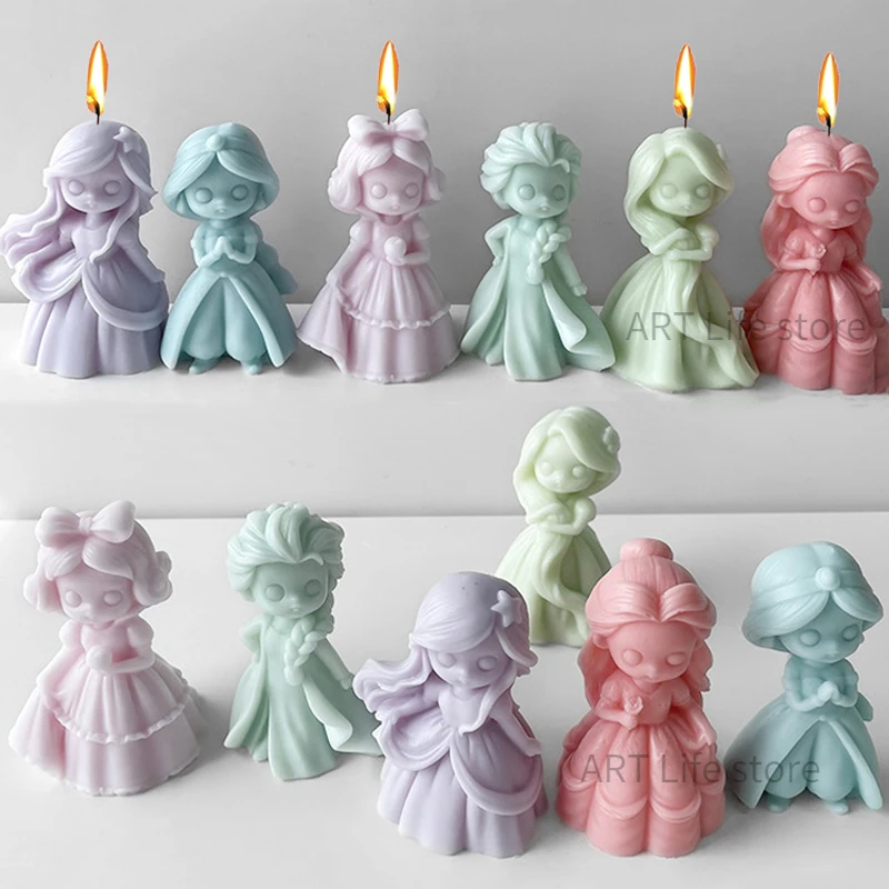 6 Prinsessenpop Siliconen Kaar - Soap Making Business recensie en prijs