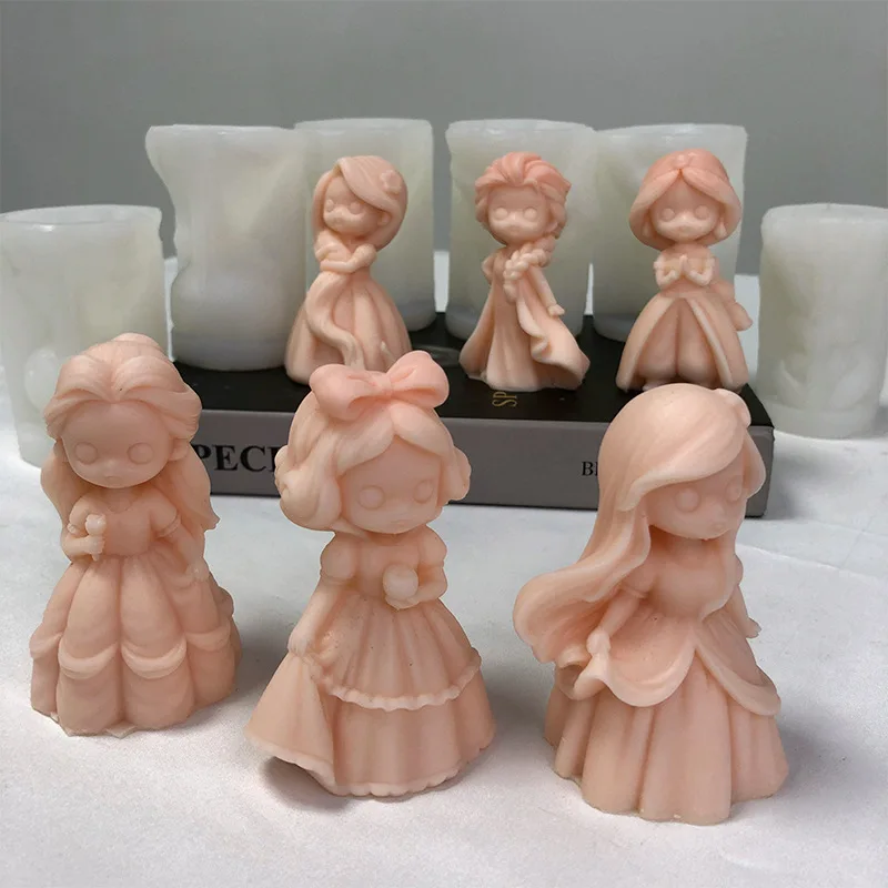 6 Prinsessenpop Siliconen Kaar - Soap Making Business recensie en prijs