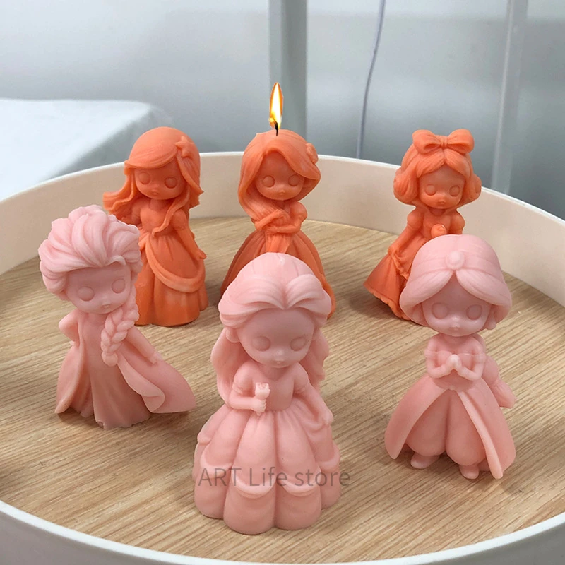6 Prinsessenpop Siliconen Kaar - Soap Making Business recensie en prijs
