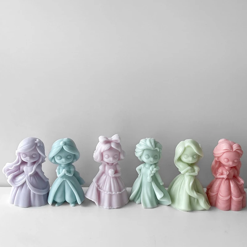6 Prinsessenpop Siliconen Kaar - Soap Making Business recensie en prijs