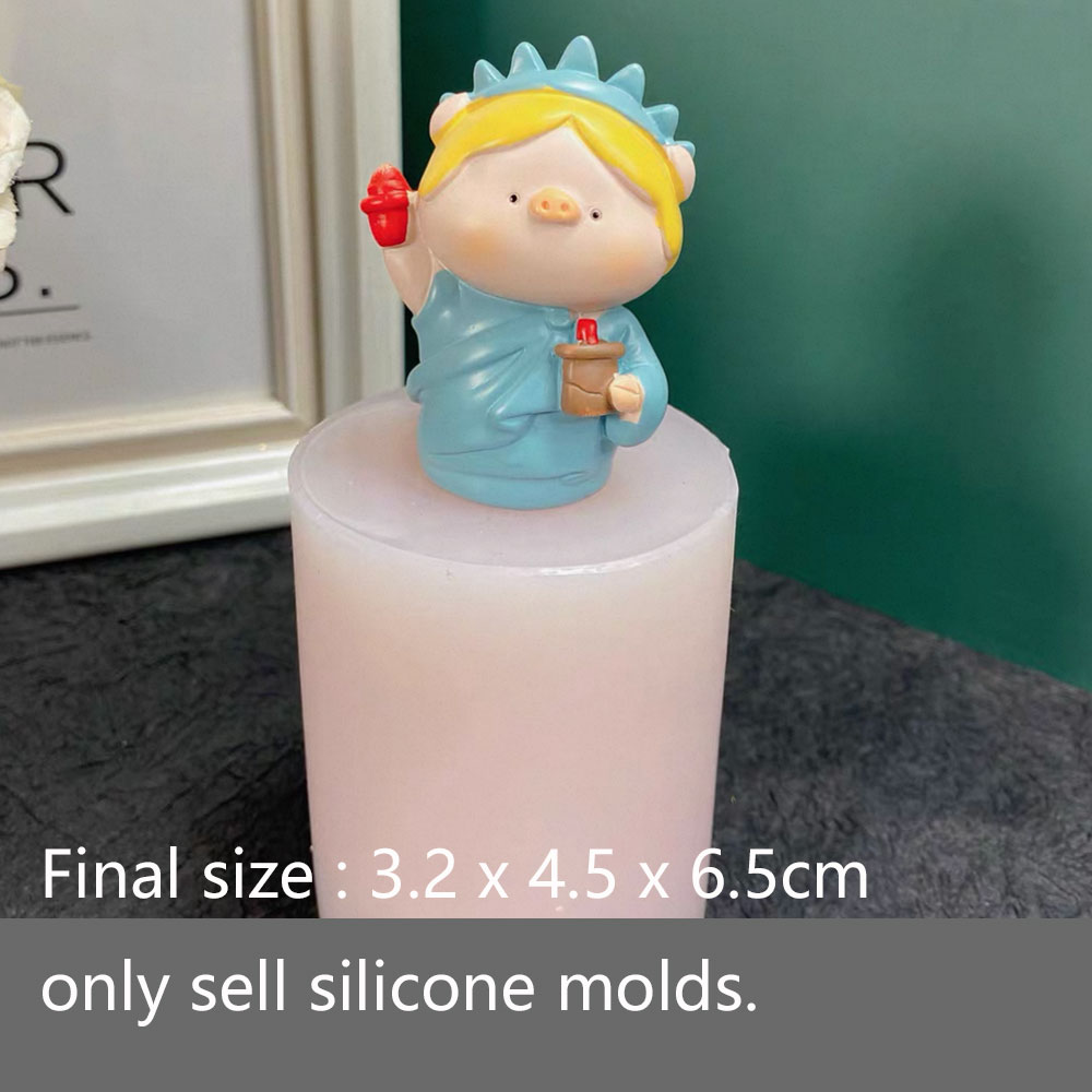 Lucky Pig siliconen mal gips c - Soap Making Friends recensie en prijs