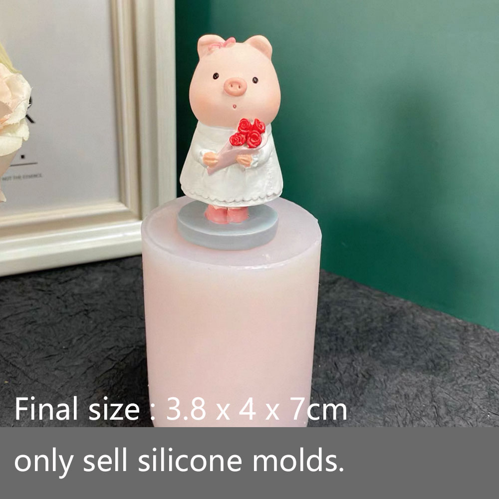 Lucky Pig siliconen mal gips c - Soap Making Friends recensie en prijs