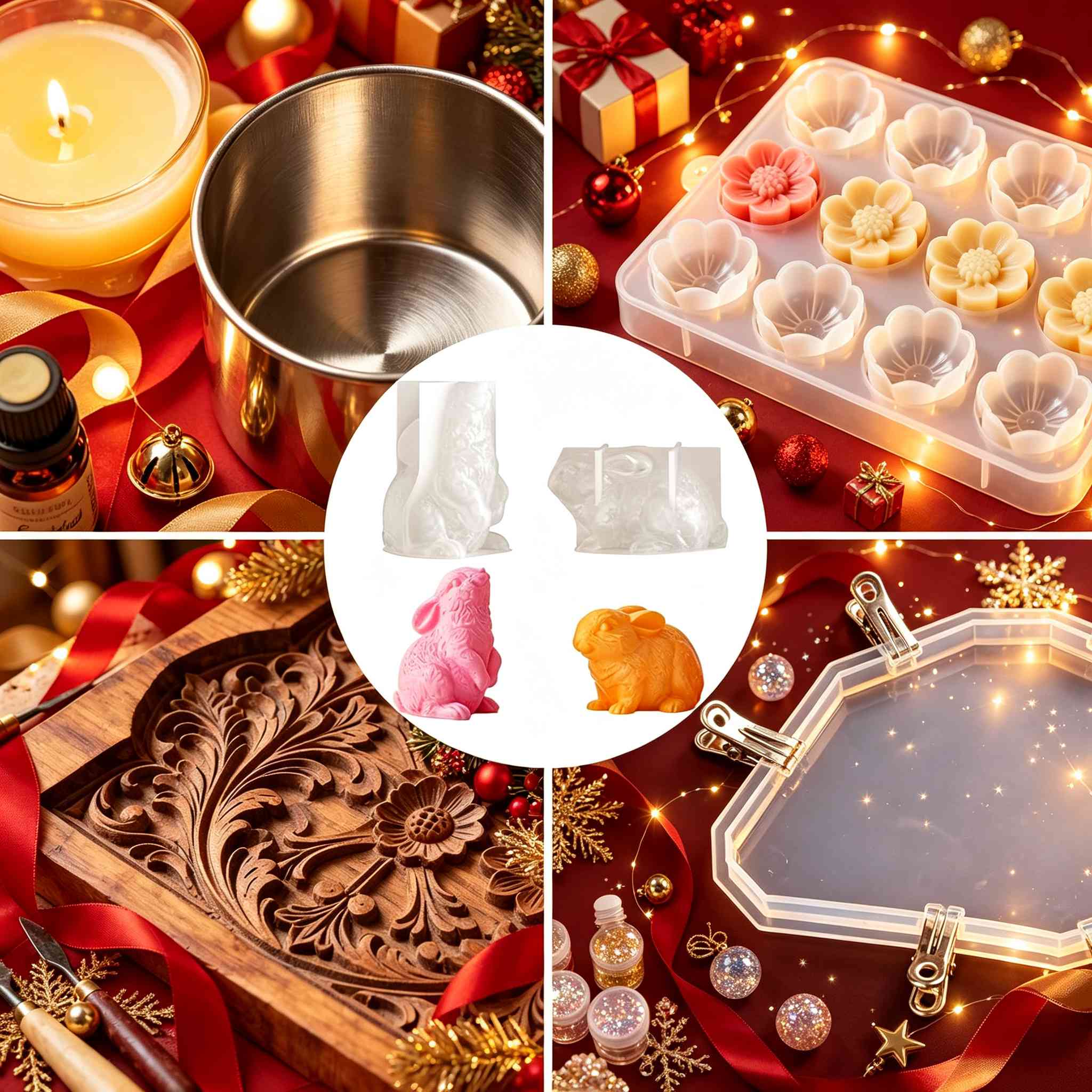 3D Konijnen Siliconen Kaarsenm - Soap Making In Home recensie en prijs