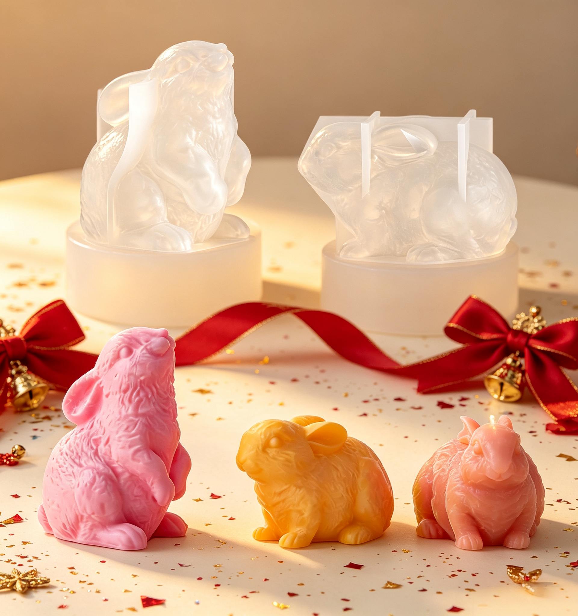 3D Konijnen Siliconen Kaarsenm - Soap Making In Home recensie en prijs